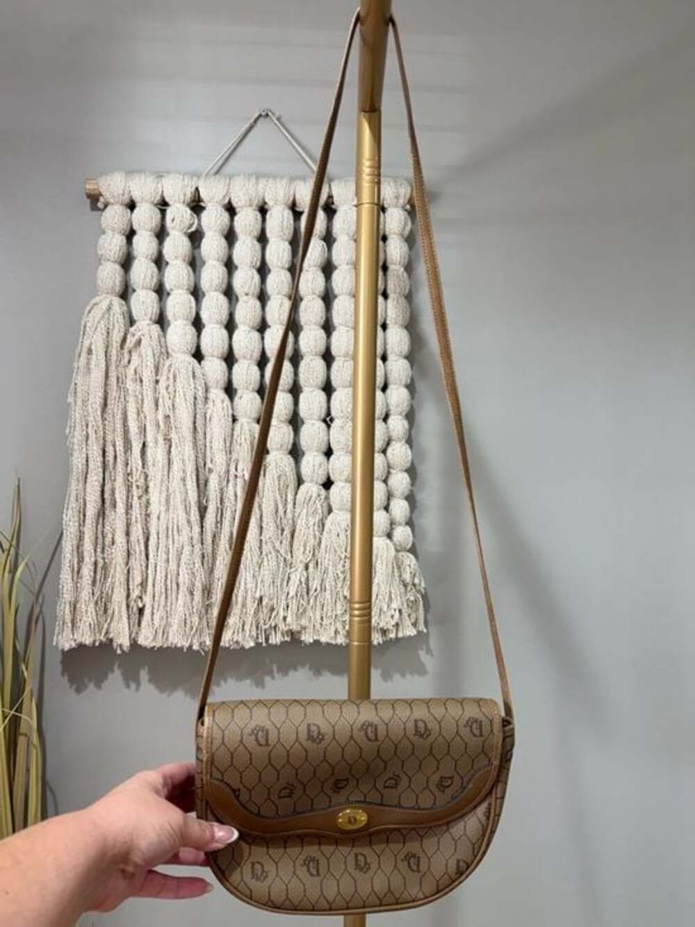 Vintage Christian Dior Crossbody Bag- AUTHENTIC